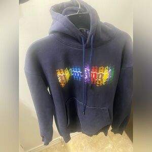 Navy Sweatshirt with Palm Tree Patch